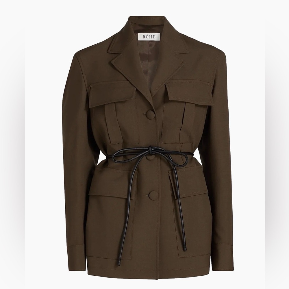 Rohe Safari Jacket, 38, Forest
